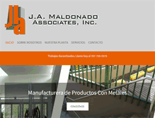 Tablet Screenshot of jamaldonado.com